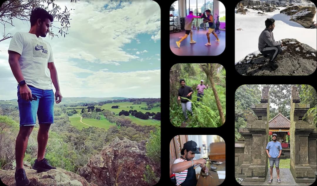 Karthik's picture collage